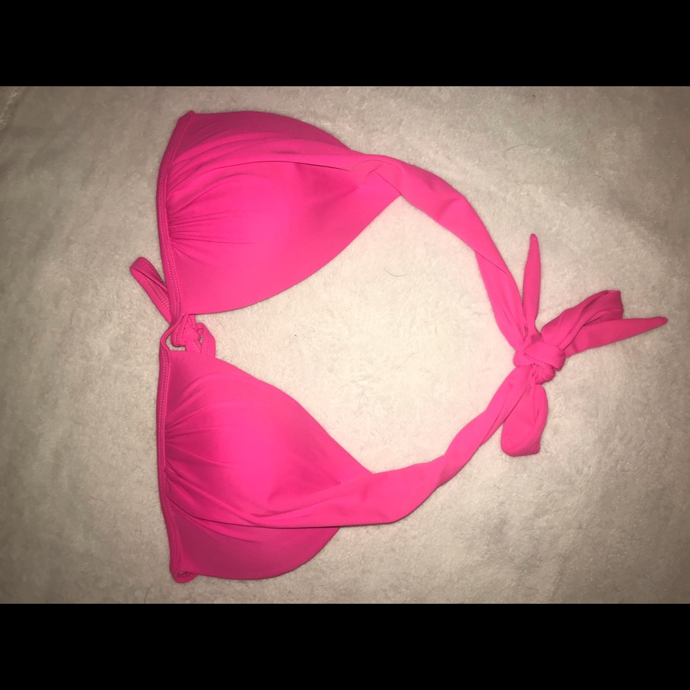 VS neon pink bikini top